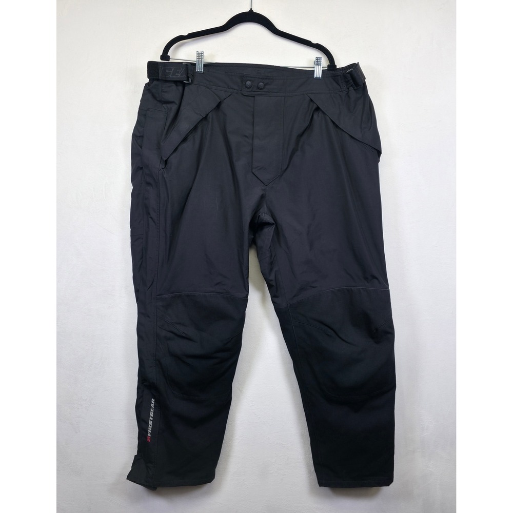 Firstgear Riding Pants Mens‎ 40S Black Protective Touring Moto Biker Overpants